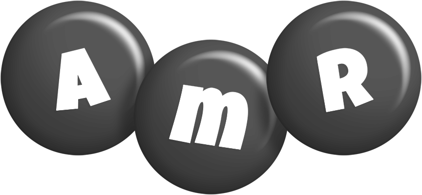 Amr candy-black logo