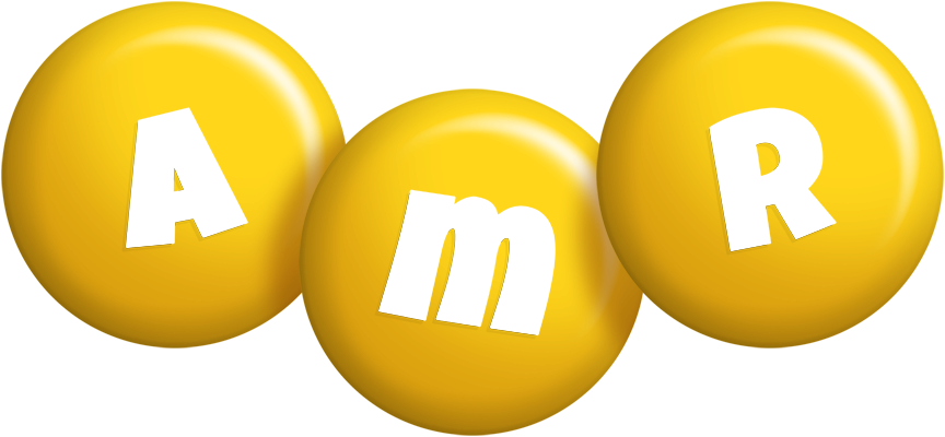 Amr candy-yellow logo