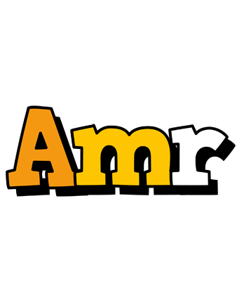 Amr cartoon logo
