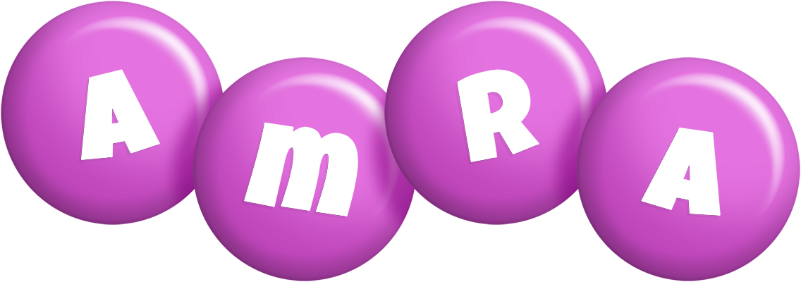 Amra candy-purple logo