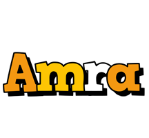 Amra cartoon logo