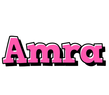 Amra girlish logo