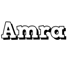 Amra snowing logo