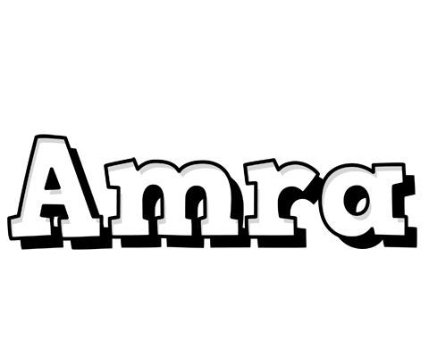 Amra snowing logo