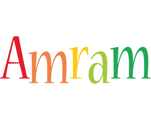 Amram birthday logo