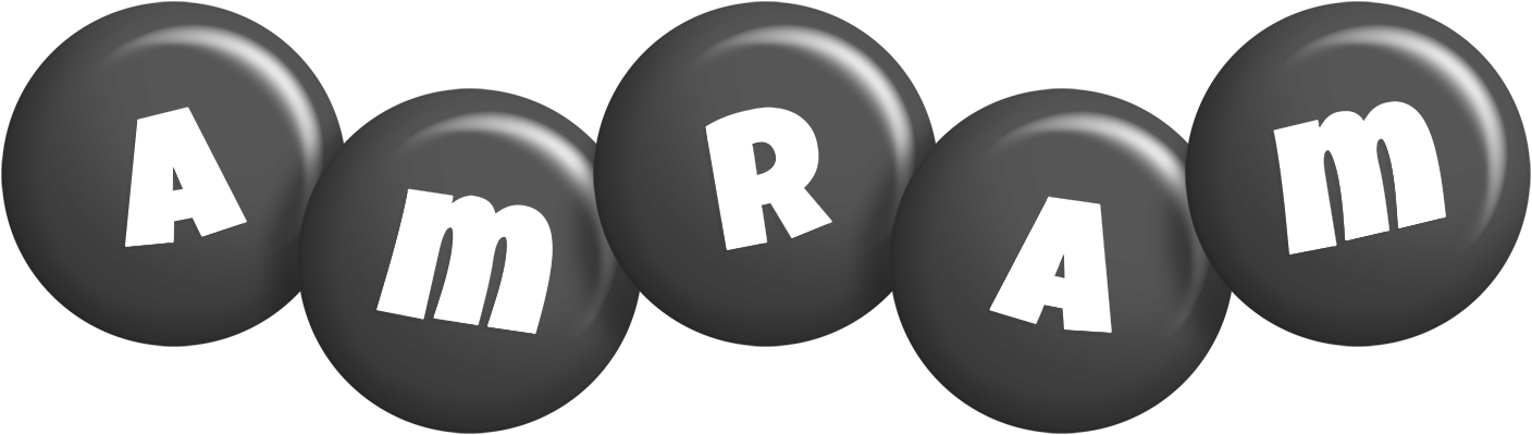 Amram candy-black logo