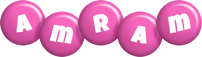 Amram candy-pink logo