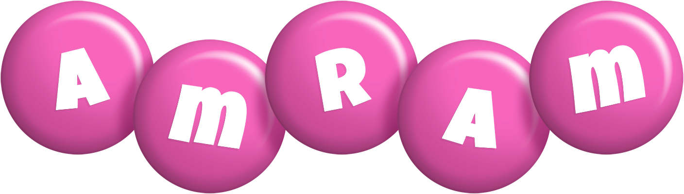 Amram candy-pink logo