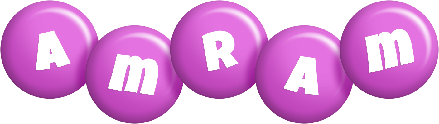 Amram candy-purple logo