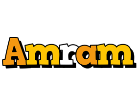 Amram cartoon logo