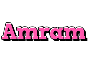 Amram girlish logo