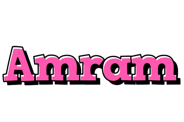 Amram girlish logo