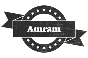 Amram grunge logo