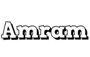 Amram snowing logo