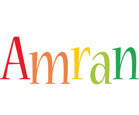 Amran birthday logo
