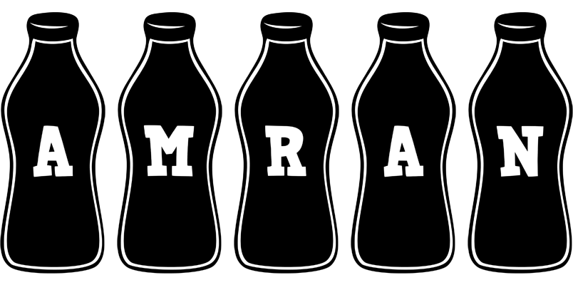 Amran bottle logo