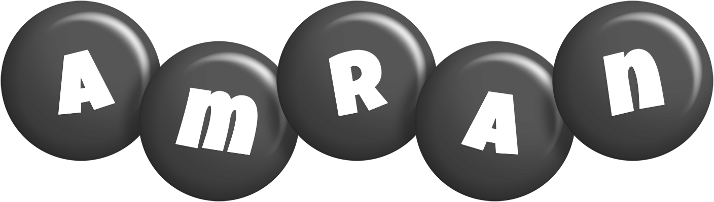 Amran candy-black logo