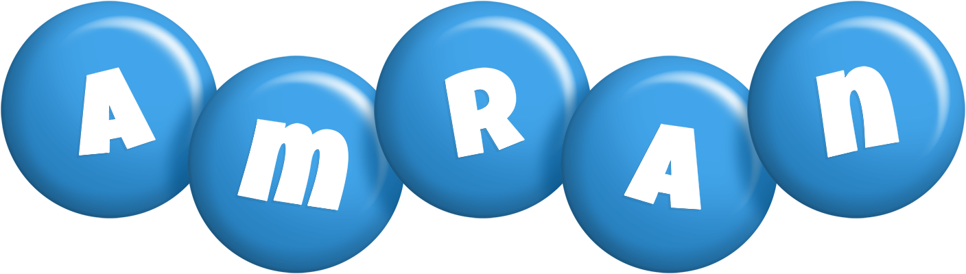 Amran candy-blue logo