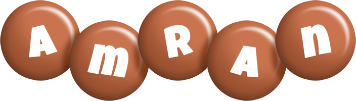 Amran candy-brown logo