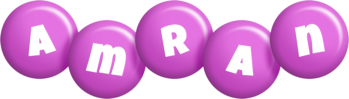 Amran candy-purple logo