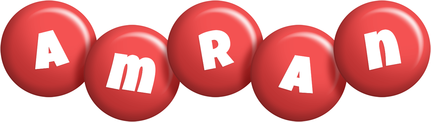 Amran candy-red logo
