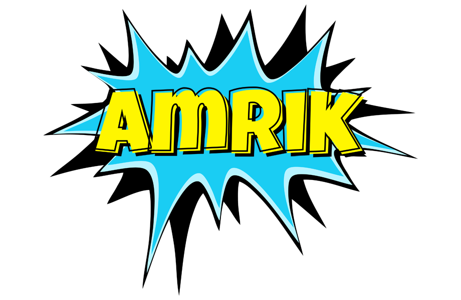 Amrik amazing logo