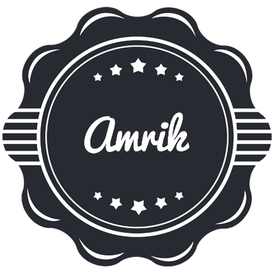 Amrik badge logo