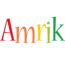 Amrik birthday logo