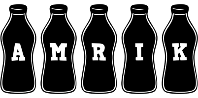 Amrik bottle logo