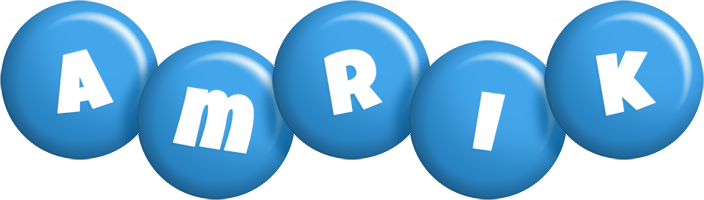 Amrik candy-blue logo