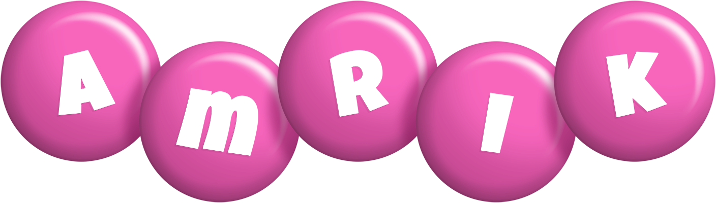 Amrik candy-pink logo