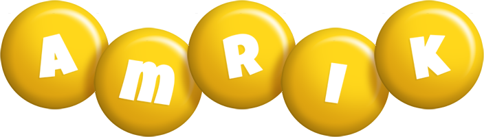 Amrik candy-yellow logo