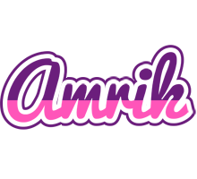 Amrik cheerful logo