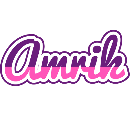 Amrik cheerful logo