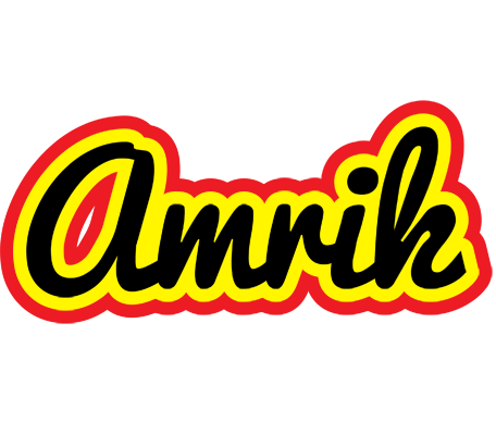 Amrik flaming logo