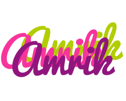 Amrik flowers logo