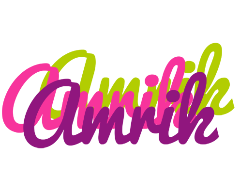 Amrik flowers logo