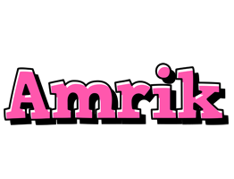 Amrik girlish logo