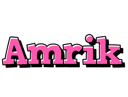 Amrik girlish logo