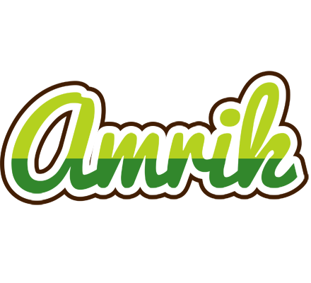 Amrik golfing logo