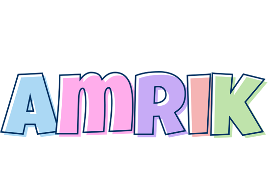 Amrik pastel logo