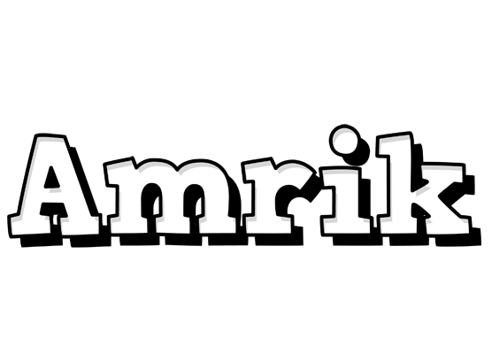 Amrik snowing logo
