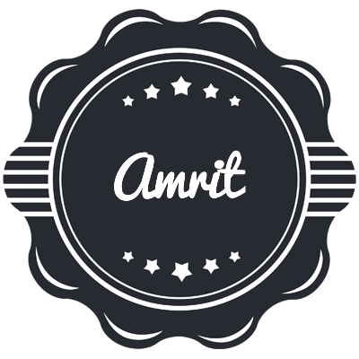 Amrit badge logo