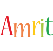 Amrit birthday logo