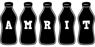 Amrit bottle logo