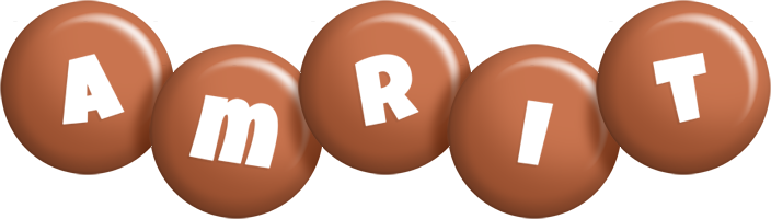 Amrit candy-brown logo