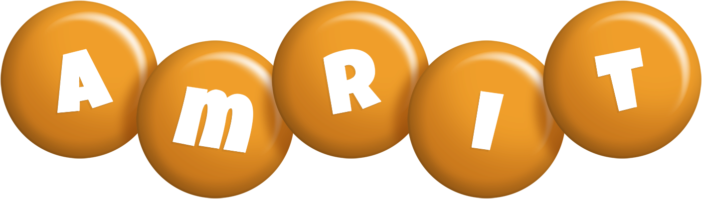 Amrit candy-orange logo