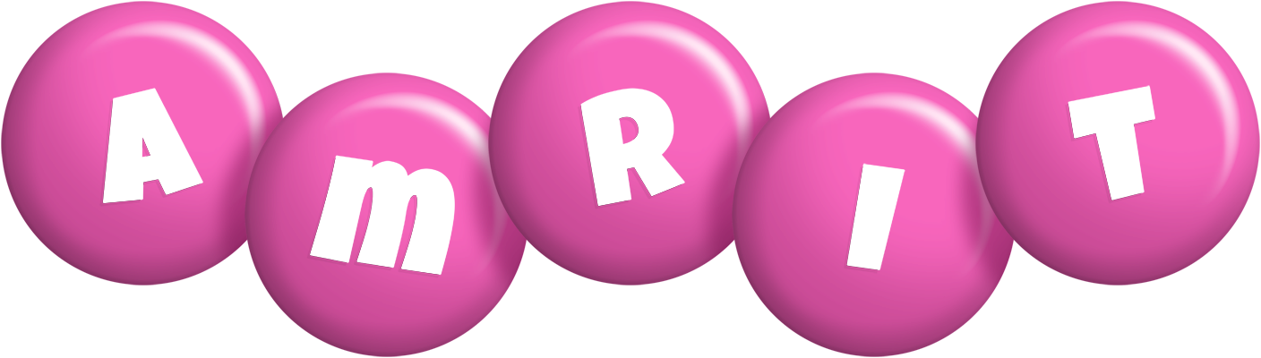 Amrit candy-pink logo