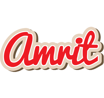 Amrit chocolate logo