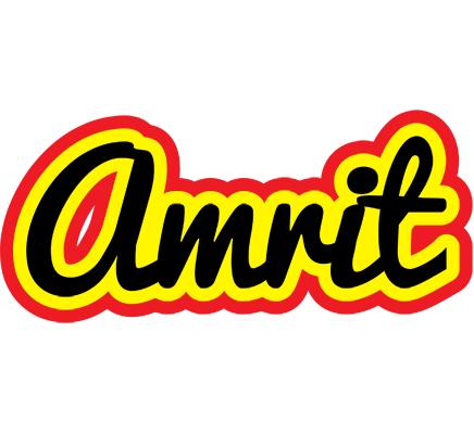 Amrit flaming logo